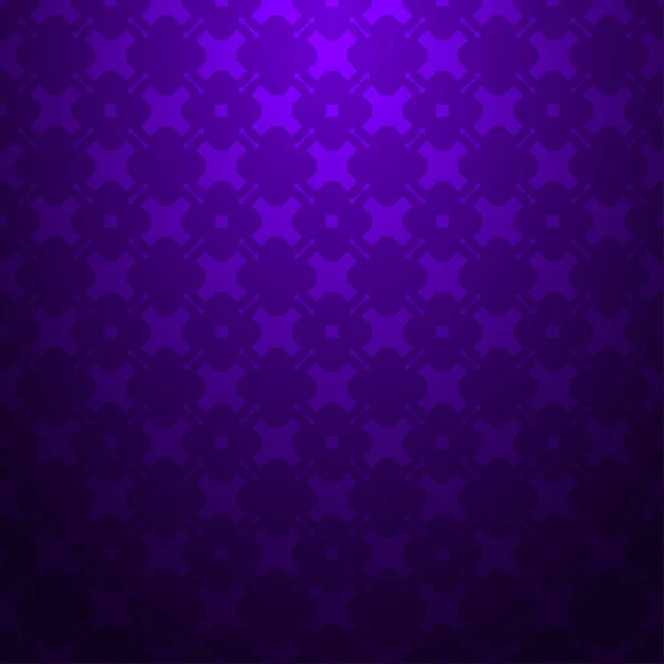 Indigo Abstraktes Muster Auf Violettem Farbverlauf Hintergrund Gestreifte Strukturierte Geometrische — Stockvektor