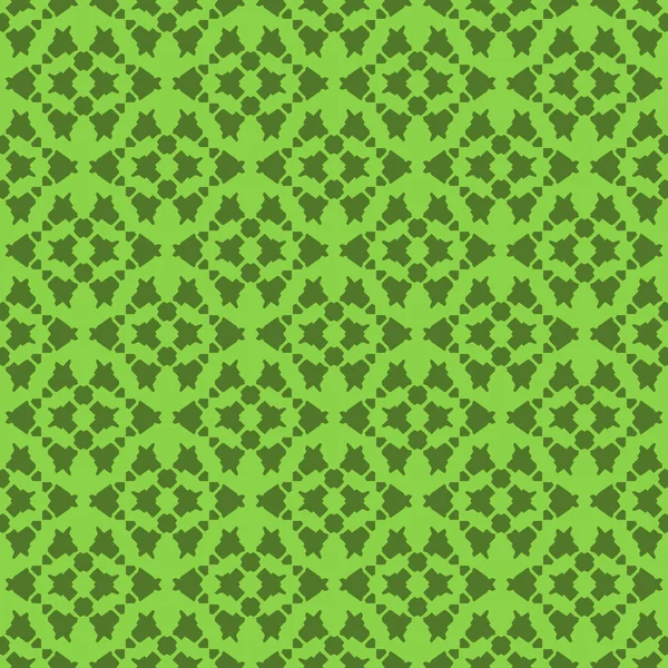 Patrón Abstracto Cal Sobre Fondo Verde Patrón Sin Costuras Geométrico — Archivo Imágenes Vectoriales