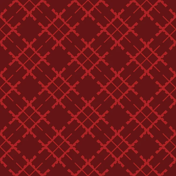 Fond Abstrait Rouge Motif Géométrique Sans Couture Rayé Texturé — Image vectorielle