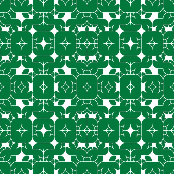 Padrão Geométrico Texturizado Abstrato Verde Sem Costura Fundo Branco —  Vetores de Stock