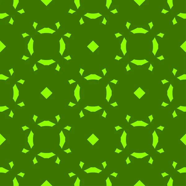 Modèle Abstrait Chaux Sur Fond Vert Motif Géométrique Sans Couture — Image vectorielle