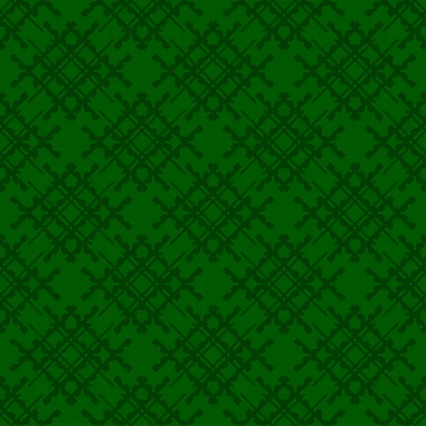 Groene Abstracte Achtergrond Gestreepte Textuur Geometrische Naadloze Patroon Donkere Achtergrond — Stockvector