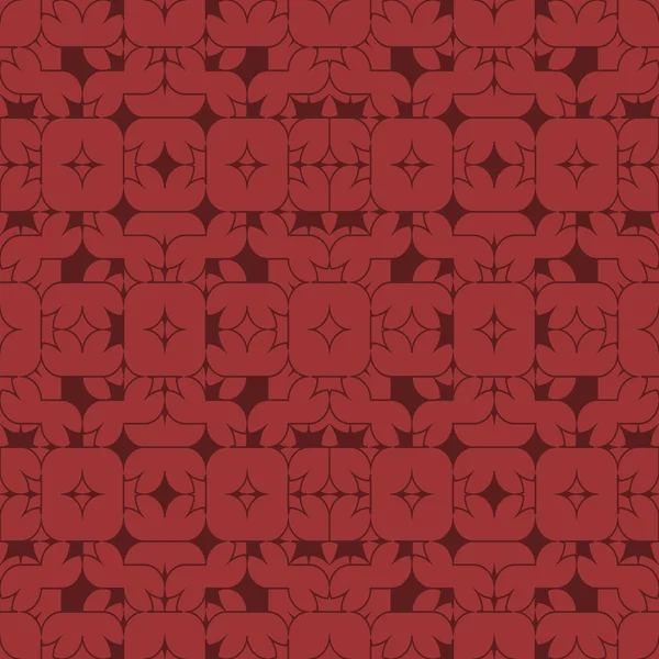 Pembe soyut geometrik seamless modeli koyu kırmızı zemin üzerine