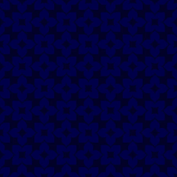 Marine Motif Abstrait Géométrique Sans Couture Sur Fond Bleu Foncé — Image vectorielle