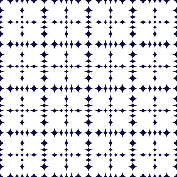 Patrón Sin Costura Geométrico Abstracto Marino Sobre Fondo Blanco — Archivo Imágenes Vectoriales