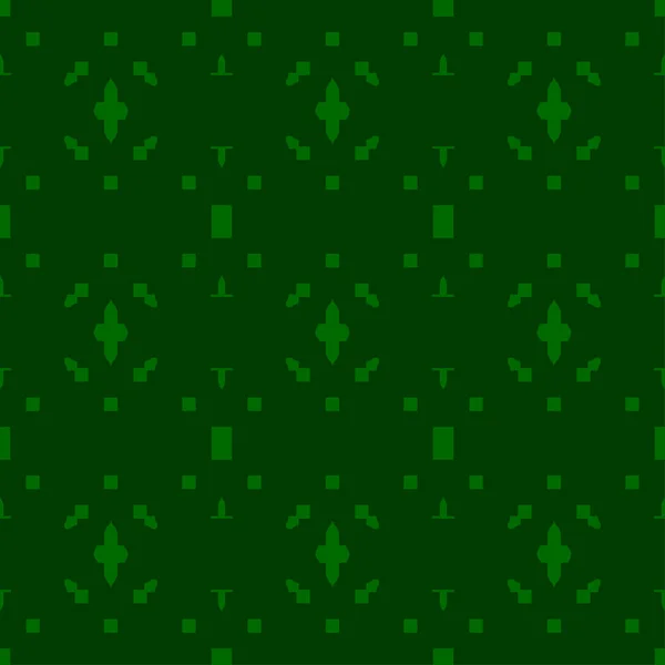 Grüner Abstrakter Hintergrund Gestreifte Strukturierte Geometrische Nahtlose Muster Auf Dunklem — Stockvektor