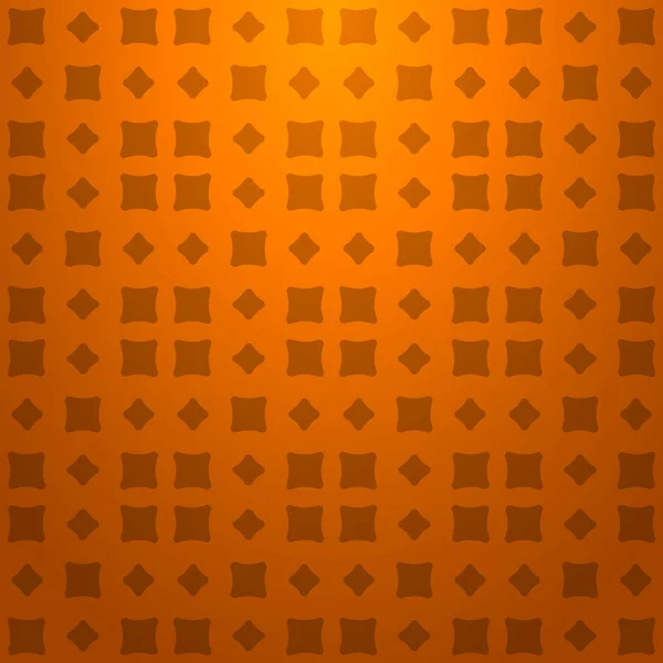 Patrón Sin Costura Geométrico Abstracto Naranja Sobre Fondo Naranja Oscuro — Vector de stock