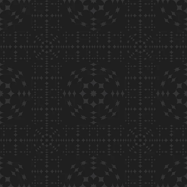 Gris Oscuro Abstracto Rayado Patrón Geométrico Texturizado Sobre Fondo Negro — Archivo Imágenes Vectoriales