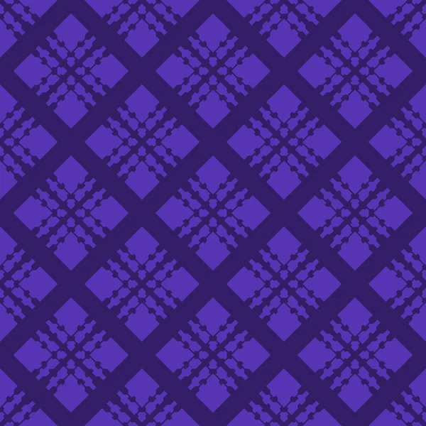 Indigo Abstracte Achtergrond Gestreepte Textuur Geometrische Naadloze Patroon — Stockvector