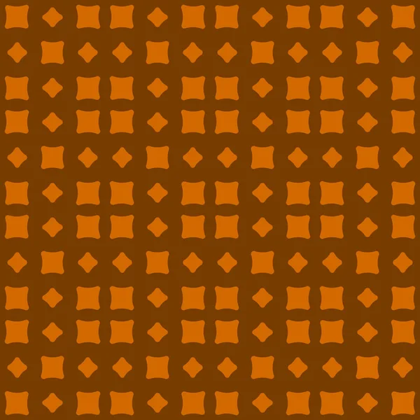 Orange Motif Géométrique Abstrait Sans Couture Sur Fond Orange Foncé — Image vectorielle