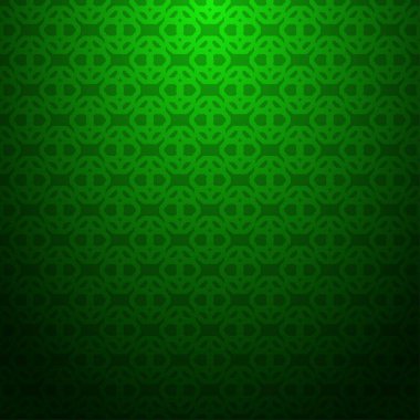 Yeşil soyut Dikişsiz dokulu geometrik desen degrade arka plan üzerinde