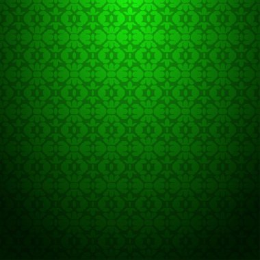 Yeşil soyut Dikişsiz dokulu geometrik desen degrade arka plan üzerinde