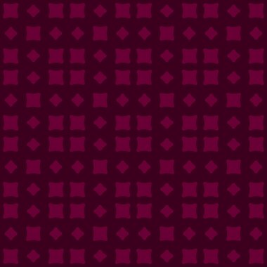 Koyu kırmızı zemin üzerine kırmızı soyut seamless modeli