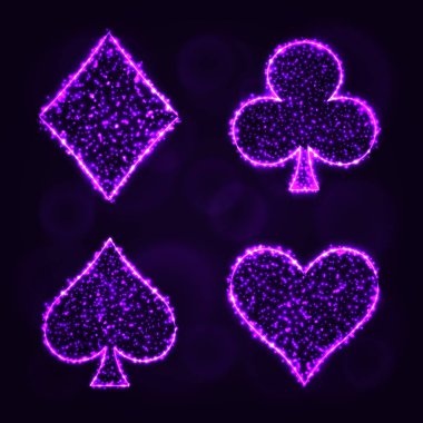 Kart illüstrasyon simgeler, ışıklar siluet koyu arka plan üzerinde uygun. Parlayan çizgileri ve noktaları. Kartı uygun vektör çizim.