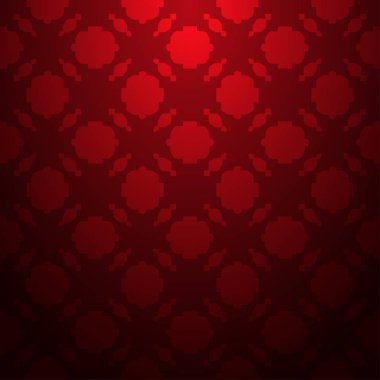 Vektör seamless modeli. Modern şık doku. Geometrik oyma yinelenen. Çağdaş grafik tasarım. Kırmızı renk grafient arka plan.