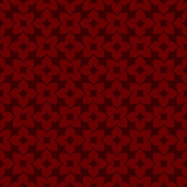 Koyu kırmızı zemin üzerine kırmızı Dikişsiz desen vektör. Modern şık doku. Geometrik oyma yinelenen. Çağdaş grafik tasarım. 
