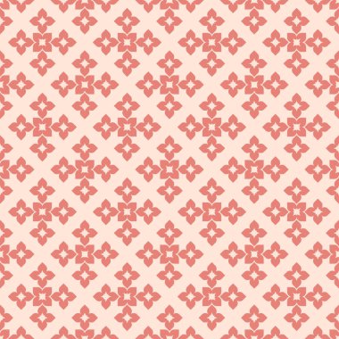 Pembe soyut geometrik Seamless Modeli