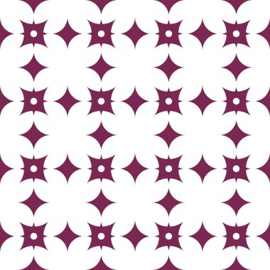 Beyaz zemin üzerine kırmızı soyut seamless modeli