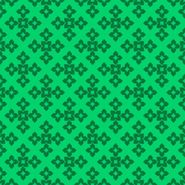 Yeşil soyut Dikişsiz dokulu geometrik desen koyu yeşil zemin üzerine