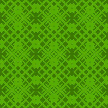 Kireç soyut desen çizgili yeşil zemin üzerine geometrik seamless modeli dokulu