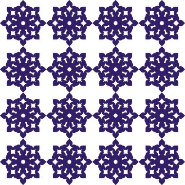 Indigo soyut desen çizgili beyaz zemin üzerine geometrik seamless modeli dokulu