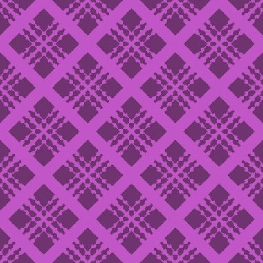 Vektör seamless modeli. Modern şık doku. Geometrik oyma yinelenen. Çağdaş grafik tasarım. Mor renk arka plan.