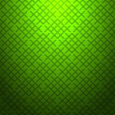 Kireç soyut desen çizgili yeşil zemin üzerine geometrik seamless modeli dokulu