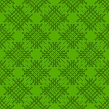 Kireç soyut desen çizgili yeşil zemin üzerine geometrik seamless modeli dokulu