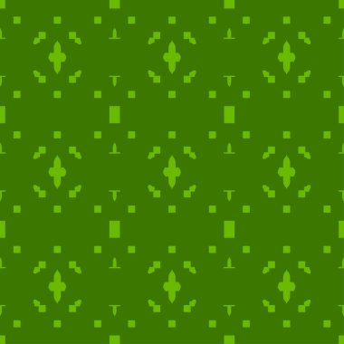 Kireç soyut desen çizgili yeşil zemin üzerine geometrik seamless modeli dokulu