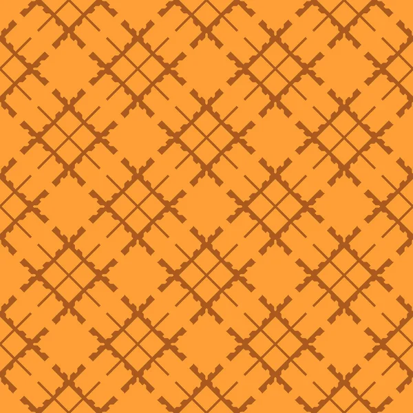 Fondo Abstracto Naranja Patrón Geométrico Sin Costuras Con Textura Rayas — Vector de stock