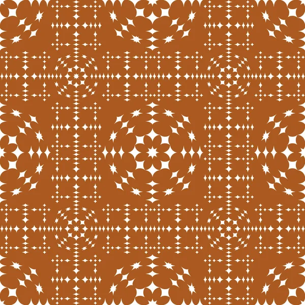 Orange Abstract Geometric Seamless Pattern White Background — Stock Vector