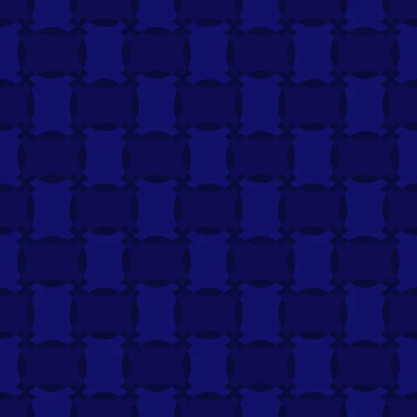 Blå Abstrakt Bakgrund Randig Texturerat Geometriska Seamless Mönster — Stock vektor
