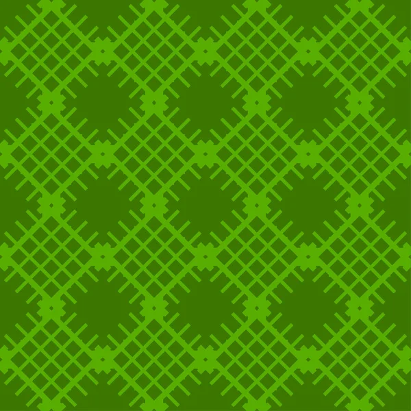 Patrón Abstracto Cal Sobre Fondo Verde Patrón Sin Costuras Geométrico — Vector de stock