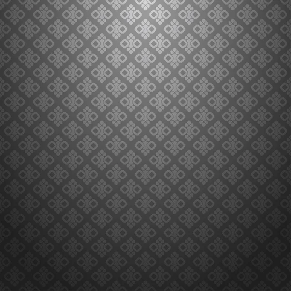 Cinza Abstrato Listrado Texturizado Padrão Geométrico Com Gradiente Fundo Escuro — Vetor de Stock