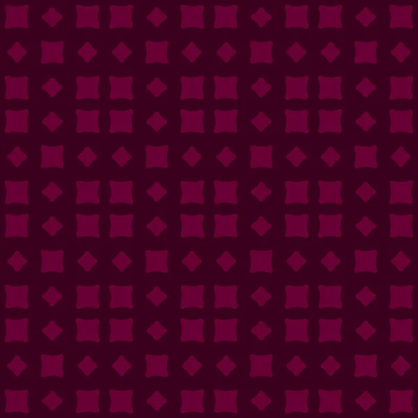 Magenta Abstrait Motif Sans Couture Sur Fond Rouge Foncé — Image vectorielle