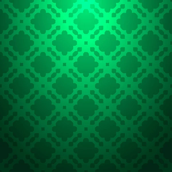 Verde Abstracto Rayado Textura Geométrica Sin Costura Patrón — Vector de stock