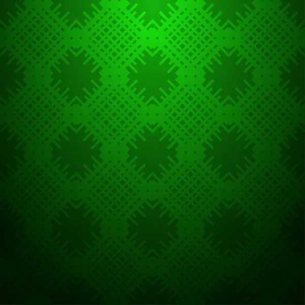 Fondo Abstracto Verde Patrón Sin Costuras Geométrico Texturizado Rayado — Vector de stock