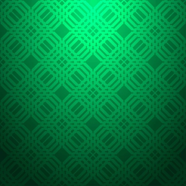 緑の抽象的な背景 シームレス パターン ベクトル図 — ストックベクタ