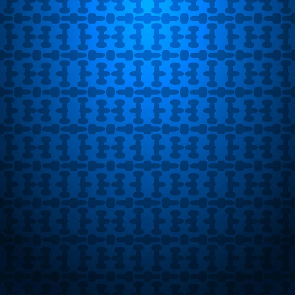 Blaue Farbverläufe Gestreift Texturiert Abstrakt Geometrische Muster Hintergrund — Stockvektor