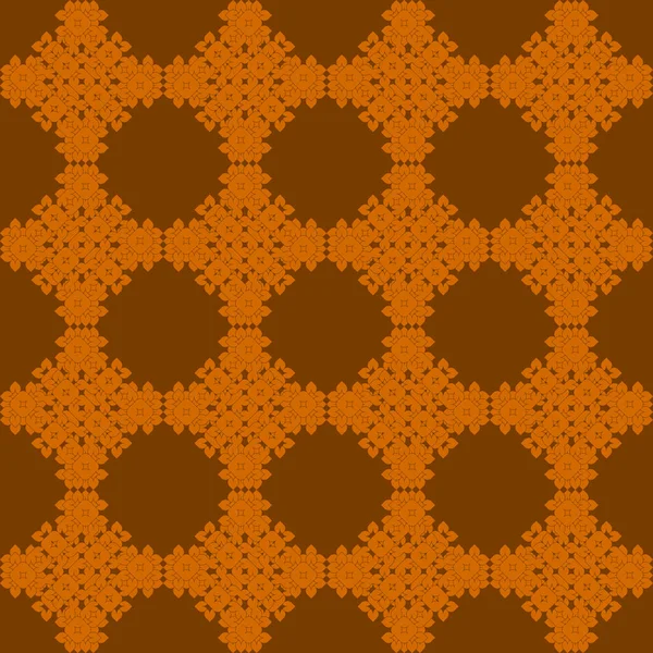 Orange Absztrakt Geometriai Varrat Nélküli Mintát Sötét Narancssárga Háttér — Stock Vector