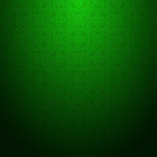 Зеленый Абстрактный Бесшовный Текстурированный Геометрический Узор Градиентном Фоне — стоковый вектор