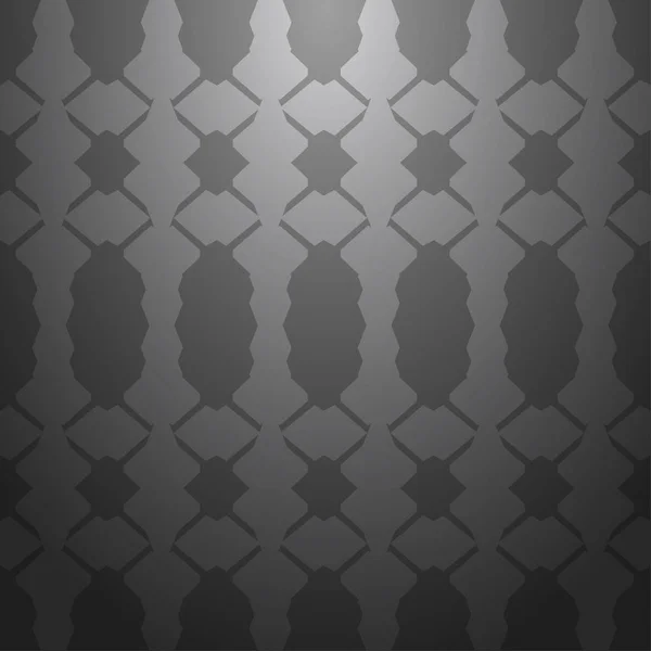 Grau Abstrakt Gestreifte Geometrische Muster Mit Dunklem Bodenverlauf — Stockvektor