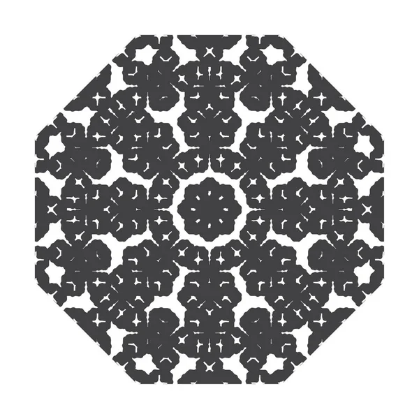Ilustración Vectorial Hermoso Mandala Abstracto — Archivo Imágenes Vectoriales