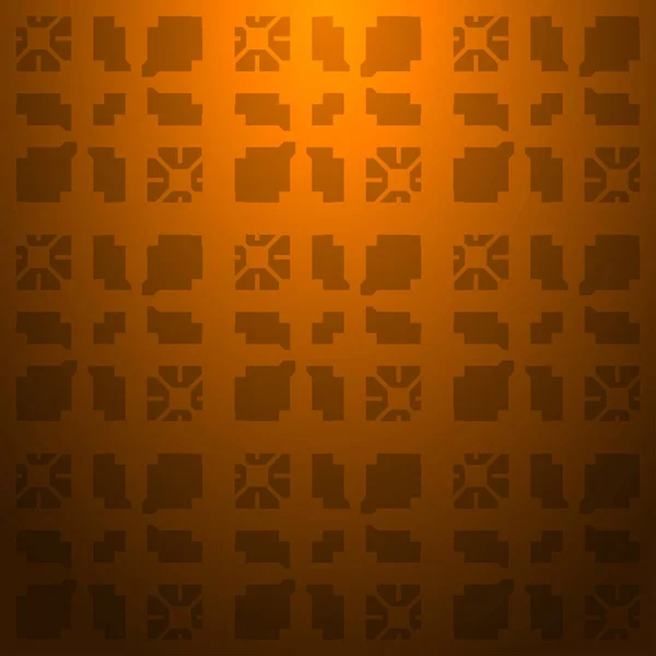 Oranje Abstracte Achtergrond Met Kleurovergang Gestreepte Textuur Geometrische Naadloze Patroon — Stockvector