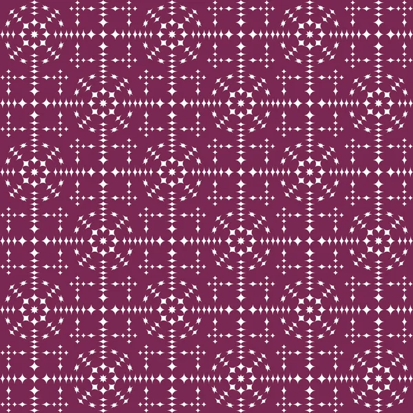 Magenta Abstrait Motif Sans Couture Sur Fond Blanc — Image vectorielle