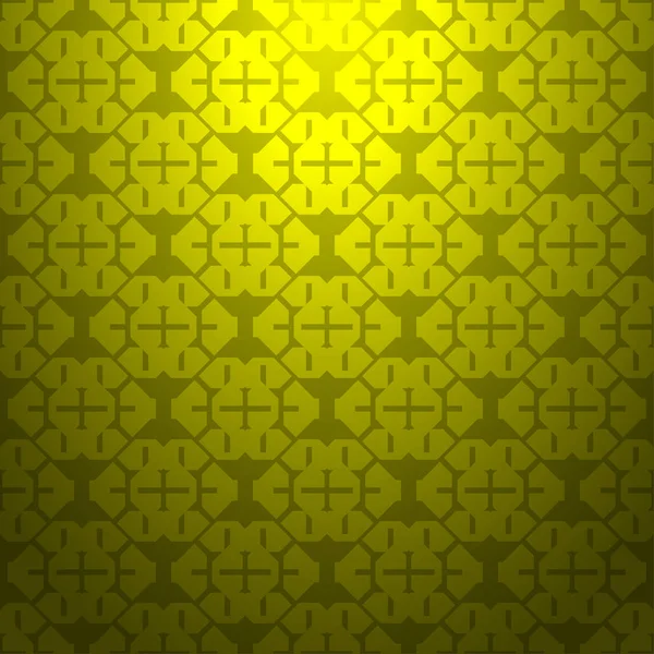 Padrão Geométrico Abstrato Amarelo Fundo Gradiente Padrão Geométrico Abstrato — Vetor de Stock