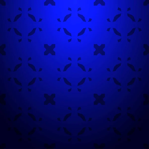 Navy Abstract Geometric Seamless Pattern Dark Gradient Background — Stock Vector