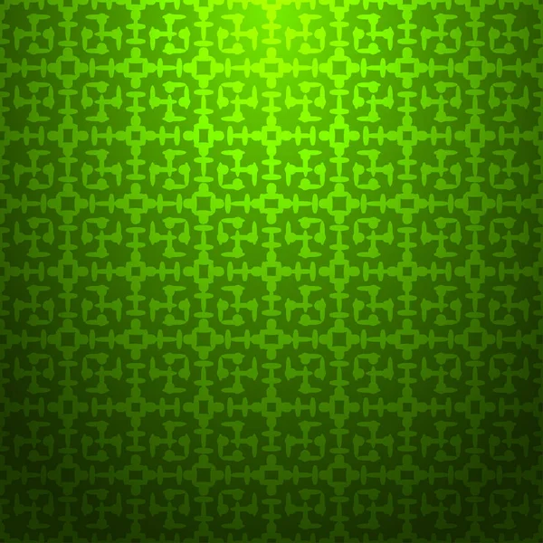 Patrón Abstracto Cal Sobre Fondo Verde Patrón Sin Costuras Geométrico — Vector de stock