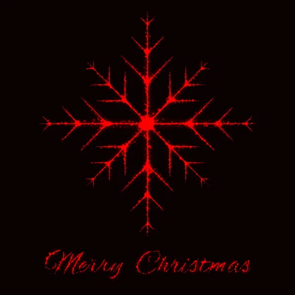 快乐圣诞贺卡的红灯 — 图库矢量图片