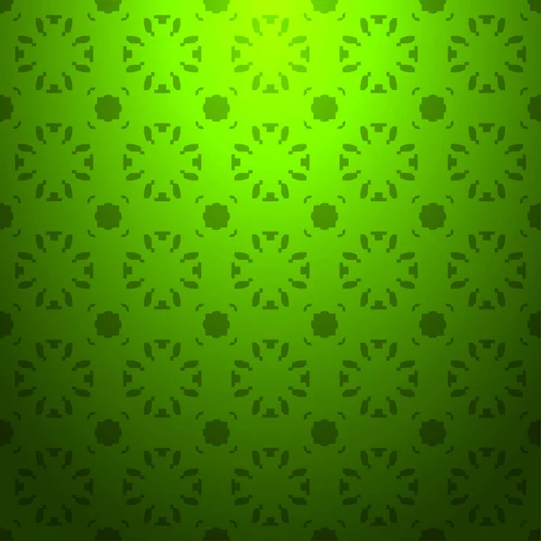 Patrón Abstracto Cal Sobre Fondo Verde Patrón Sin Costuras Geométrico — Vector de stock